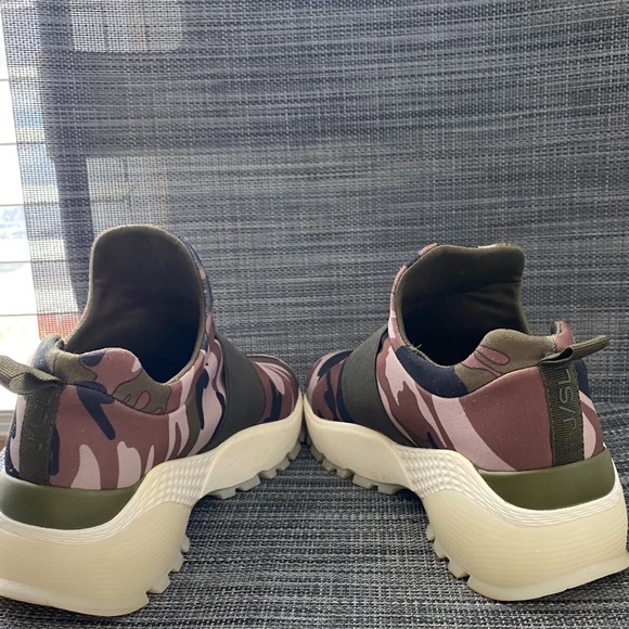 ✨J Slides Harlow Green Camo Daddy Sneakers 6.5M - Picture 7 of 9
